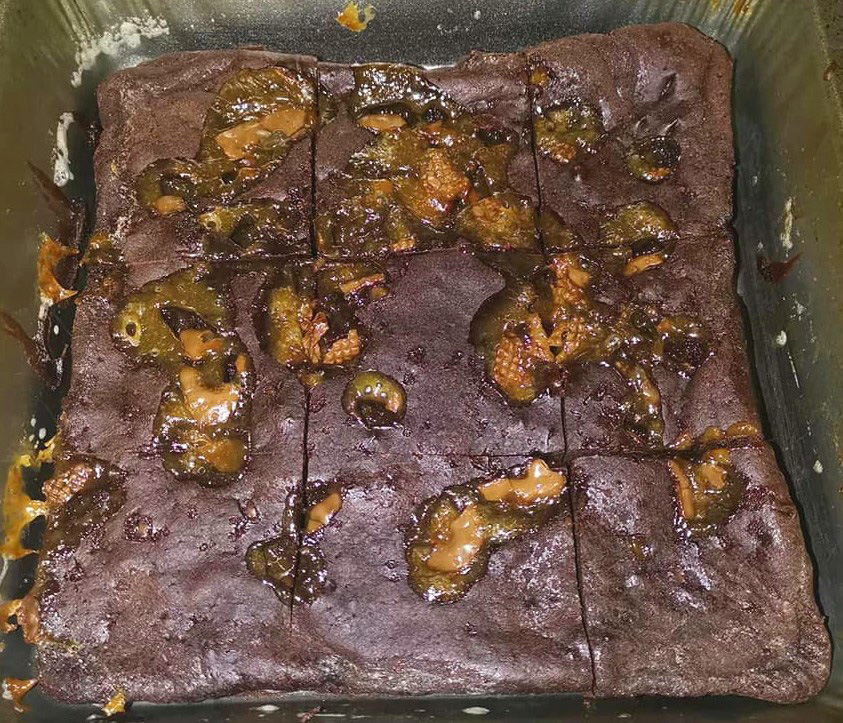 Curly Wurly Brownies