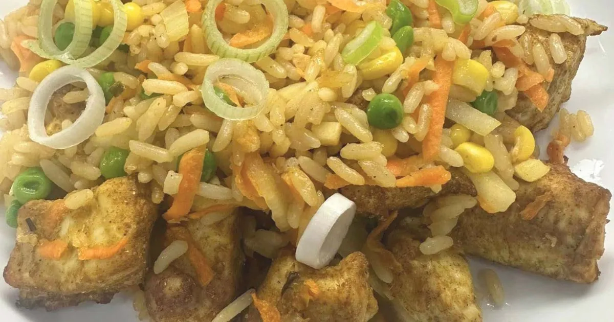 Air Fryer Chicken Fried Rice