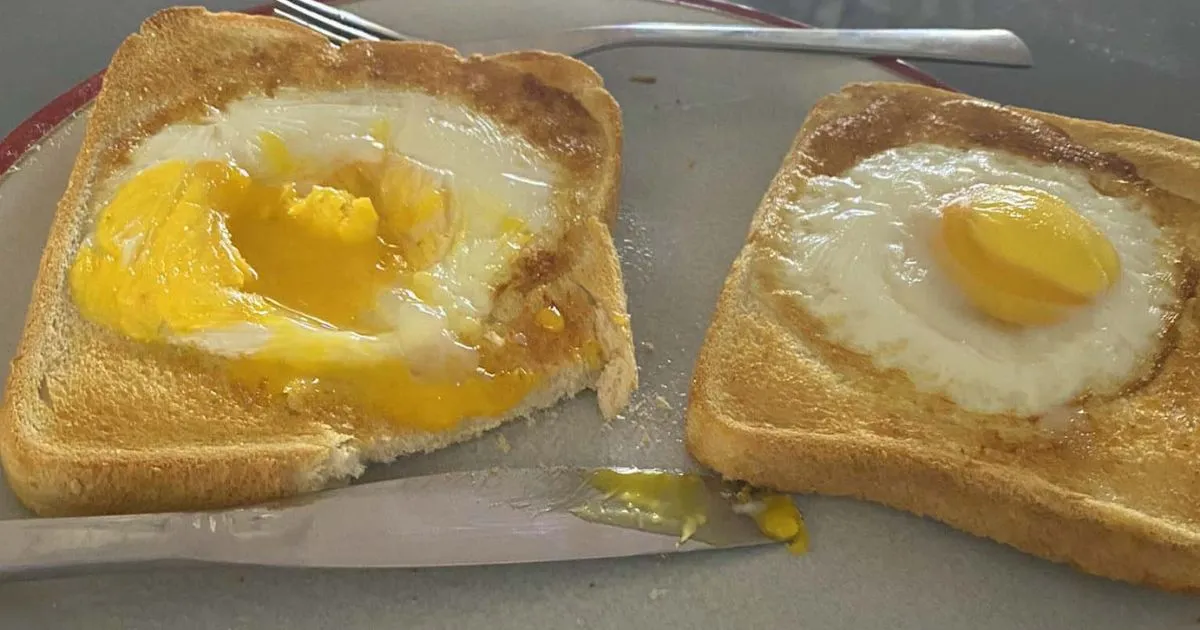 Air Fryer Egg And Toast